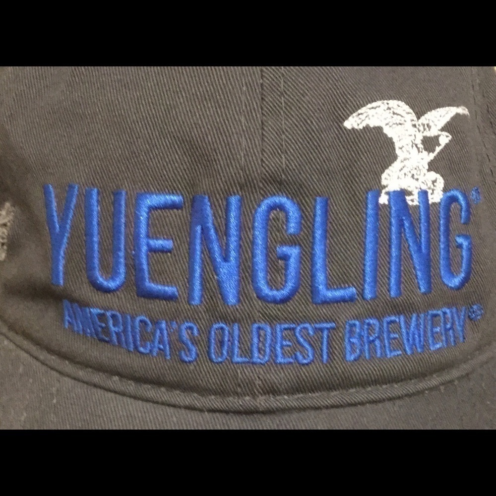 Yuengling BEER Distressed Hat Gray Cap NEW! - Picture 3 of 8
